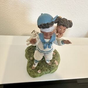 Vintage Resin Figurine "When Grandma Was A Girl" 1996 Verna & Thomas 1996